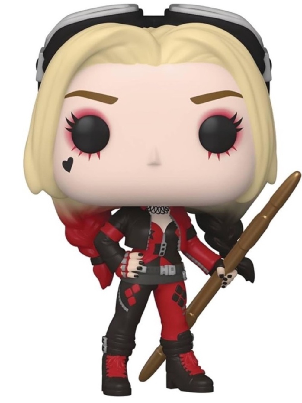 NWT Funko Pop Harley Quinn 1108 Vinyl Figure with Red and Black Outfit